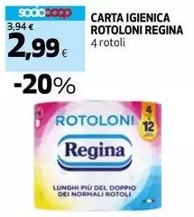 Regina - Carta Igienica Rotoloni