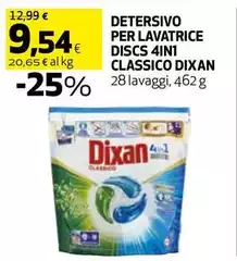Dixan - Detersivo Per Lavatrice Discs 4In1 Classico