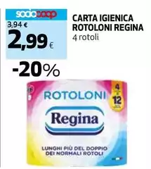 Regina - Carta Igienica Rotoloni
