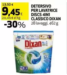Dixan - Detersivo Per Lavatrice Discs 4in1 Classico