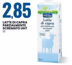 Italiamo - Latte Di Capra Parzialmente Scremato Uht