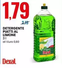Dexal - Detergente Piatti Al Limone