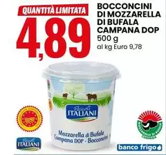 Italiamo - Bocconcini Di Mozzarella Di Bufala Campana DOP