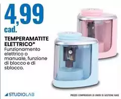 Studio Lab Temperamatite Elettrico