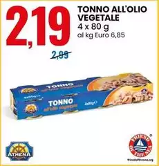 Athena - Tonno All'olio Vegetale