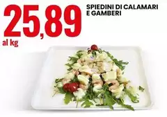 Spiedini Di Calamari E Gamberi