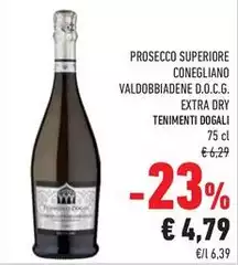 Valdobbiadene - Prosecco Superiore  D.O.C.G. Extra Dry