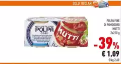 Mutti - Polpa Fine Di Pomodoro