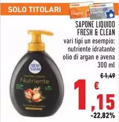 Fresh & Clean - Sapone Liquido