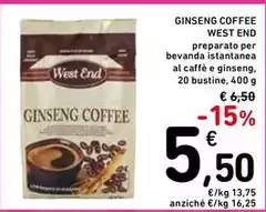 West end - Ginseng Coffee