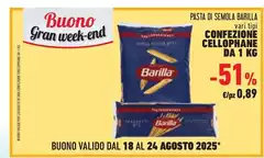 Barilla - Pasta Di Semola Confezione Cellophane