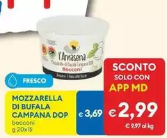 l'Amasena - Mozzarella Di Bufala Campana DOP