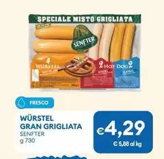 Senfter - Würstel Gran Grigliata