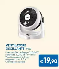 Mxd - Ventilatore Oscillante