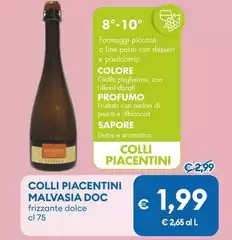 Colli Piacentini Malvasia DOC