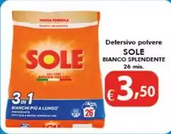 Sole - Detersivo Polvere Bianco Splendente