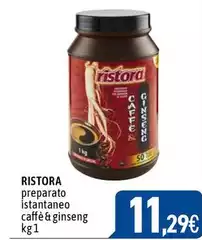 Ristora - Preparato Istantaneo Caffè & Ginseng