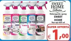 Sweet Home - Detergente Spray