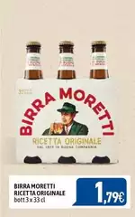 Moretti - Birra Ricetta Originale