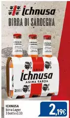 Ichnusa - Birra Lager 3 Boti