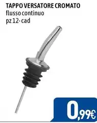 Tappo Versatore Cromato