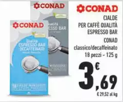 Conad - Cialde Per Caffe Qualita Espresso Bar