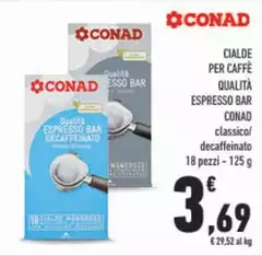 Conad - Cialde Per Caffe Qualità Espresso Bar