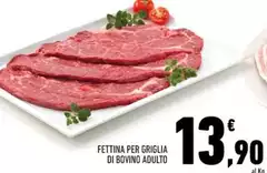 Fettina Per Griglia Di Bovino Adulto