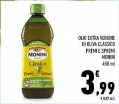 Monini - Olio Extra Vergine Di Oliva Classico Premi E Spremi
