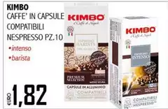 Kimbo - Caffe' In Capsule Compatibili Nespresso