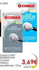 Conad - Cialde Caffe' Espresso Bar Classico, Decaffeinato