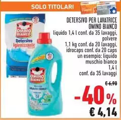 Omino Bianco - Detersivo Per Lavatrice