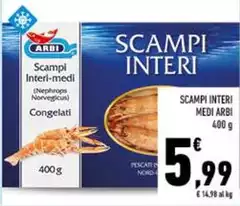 Arbi - Scampi Interi Medi