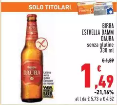 Daura - Birra Estrella Damm