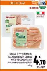 Solo - Tagliata Di Petto Di Pollo/ Tagliata Di Petto Di Tacchino Percorso Qualita'