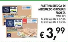 Frosta - Filetti/Bistecca Di Merluzzo Grigliati