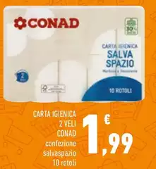 Conad - Carta Igienica 2 Veli