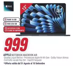 Apple - Notebook MacBook