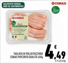 Conad - Tagliata Di Pollo/Tacchino Percorso Qualità