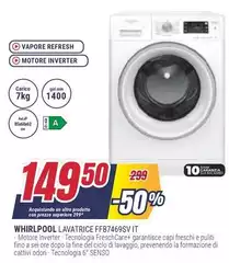 Whirlpool - Lavatrice FFB7469SV IT