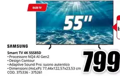 Samsung - Smart Tv 4k 55S85D