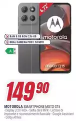Motorola - Smartphone Moto G15