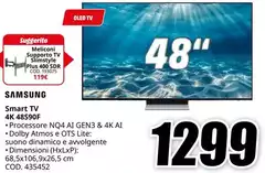 Samsung - Smart TV 4K 48S90F