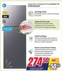 Samsung - Frigorifero Doppia Porta EcoFlex AI RT3CG562459