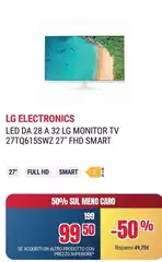 LG - Led Da 28 A 32 Monitor Tv 27TQ615SW 27" Fhd Smart