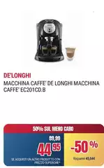 De Longhi - De'Longhi Macchina Caffe'  Macchina Caffe' EC201CD.B