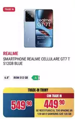 Realme - Smartphone  Cellulare Gt7 T 512gb Blue