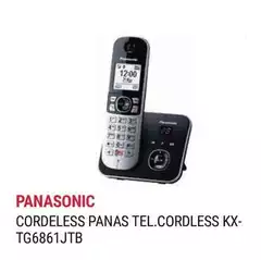 Panasonic - Cordeless Panas Tel. Cordless Kx- Tg6861jtb