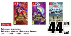 Nintendo - Pokemon Scrilatto - Pokemon Violetto - Cod. 1752586 - 1159443