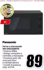 Panasonic - Forno A Microonde Nn-gm220begg